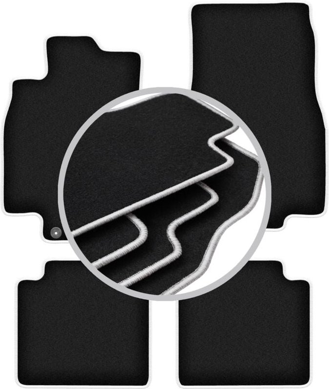 CARLUX-SILVER Autofußmatten für: Mercedes B-Klasse W245 Fließheck (2005-2011)