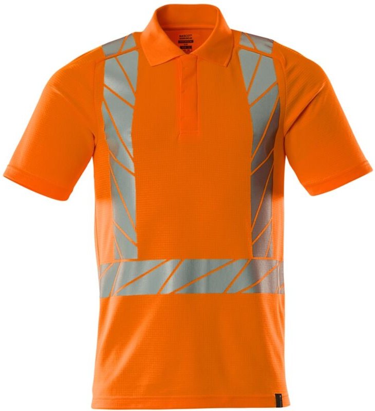 Thumbnail - Polo-Shirt, moderne Passform Polo-shirt Gr. 4XL, hi-vis orange - Mascot