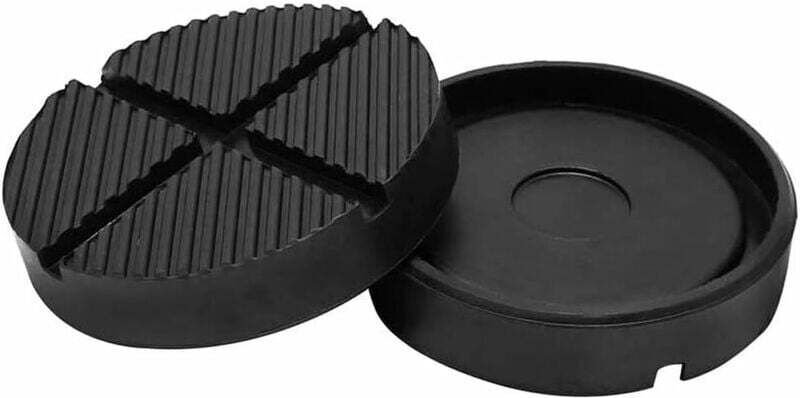 Lablanc - 2-teiliges Wagenheber-Pad, Gummi-Wagenheberblock mit Kreuzschlitz, Hebescheiben-Pad-Werkzeug, für Wagen und He...