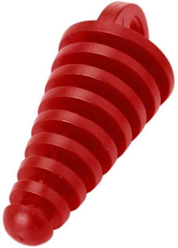 KZQ - Tappo di scarico per moto in gomma impermeabile rosso