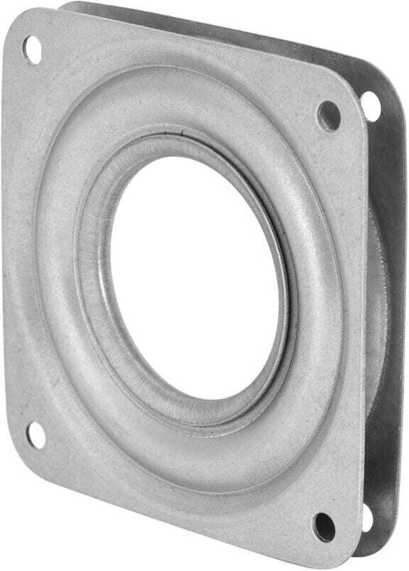 Piastra girevole quadrata KZQ con cuscinetto a rotazione libera a 360°, supporti espositivi, per mobili, sedie, sgabelli...