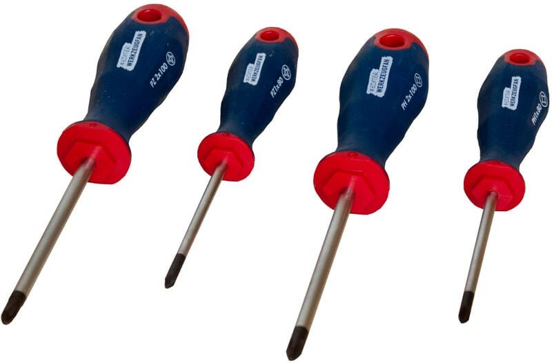 Echter Werkzeugfan Schraubendreher-Satz PZ/PH 4 tlg. Perfect Comfort