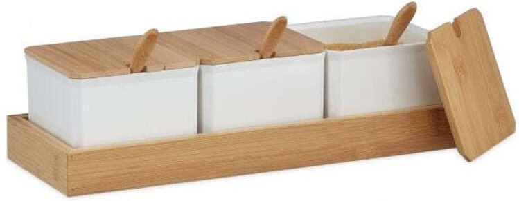 Gewurzbehalter mit loffel und deckel