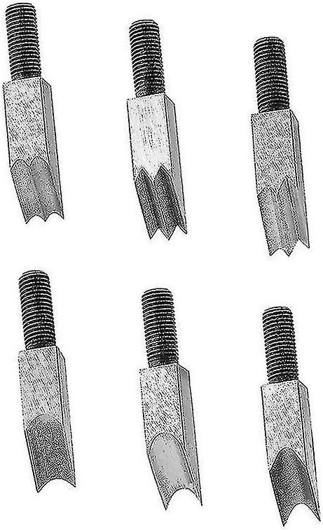 Woosien - Schneidköpfe kompatibel mit Holz, Hobel, schnelles Kantenschneiden, Anfasen, 6 Arten