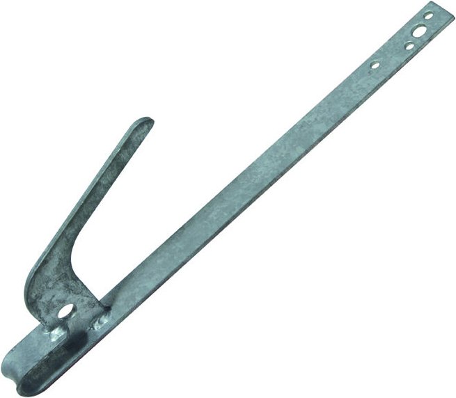 Flacher Sicherheitshaken Dimos verzinkt - lg 600 mm - 31316