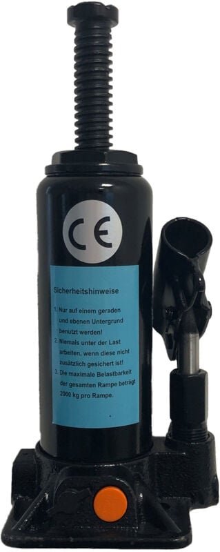 Baumarktplus - Hydraulikzylinder Ersatzzylinder 2000 kg auch für Hydraulischer Auffahrbock 34430 Stempelwagenheber