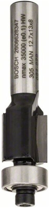 Bündigfräser Standard for Wood, 8 mm, D1 12,7 mm, l 13 mm, g 56 mm - Bosch