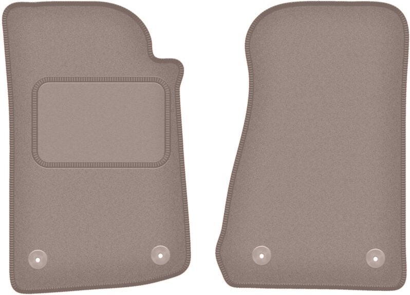 Beige Vordermatten für: Jeep Wrangler JL 4 Türen (2017-)