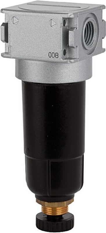 Mikrofilter »multifix-mini«, Metallbehälter, 0,01 µm, bg 0, g 1/8 - Riegler