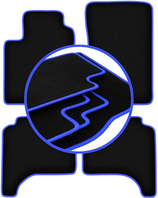 CARLUX-BLUE Autofußmatten für: Suzuki Grand Vitara I SUV (1998-2005)