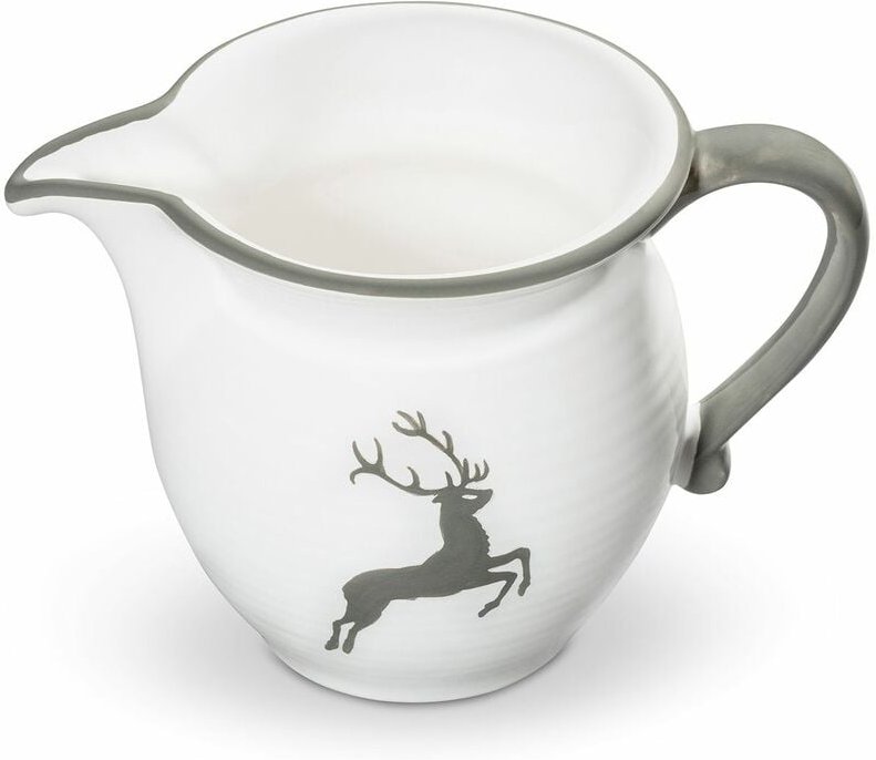 Gmundner Keramik - Grauer Hirsch, Milchgießer Cup 0,5 Liter