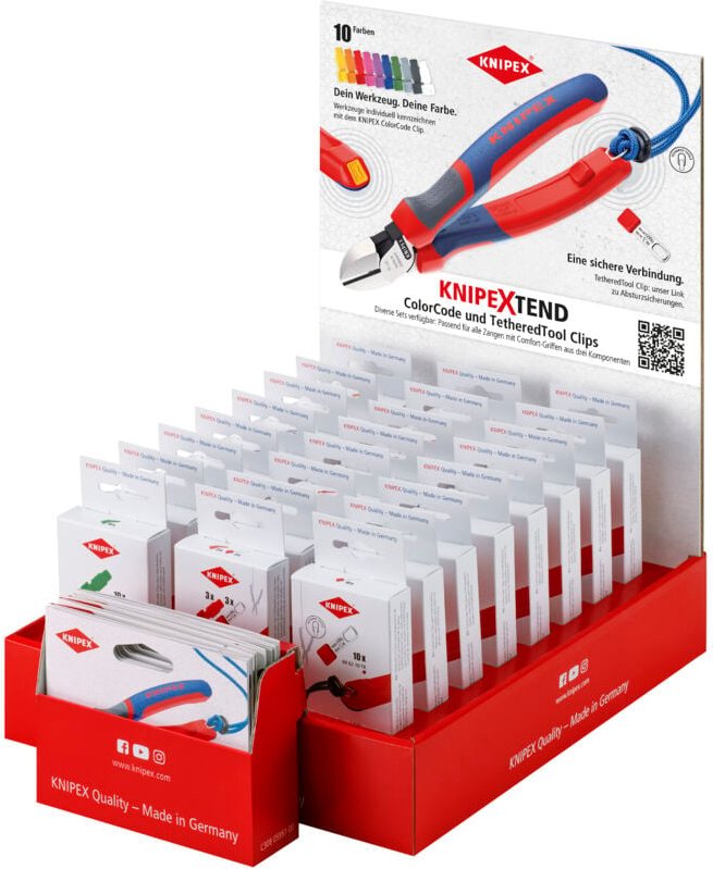 KNIPEX 00 18 01 V48 Verkaufsdisplay TEND 2 24-teilig Farbauswahl 2 350 mm