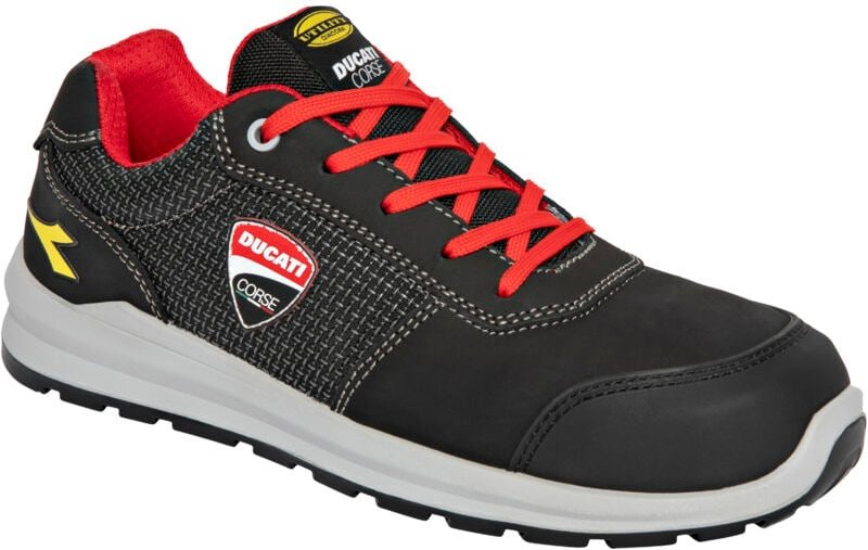 Thumbnail - Sicherheitshalbschuh Ducati Speedy Race S3S - T.46 - Schwarz/Fungus Diadora 701.181703-C2541 T.46