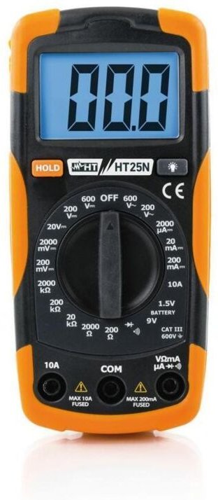 Ht Italia - ht Instruments HT25N Hand-Multimeter digital cat iii 600 v Anzeige (Counts): 2000