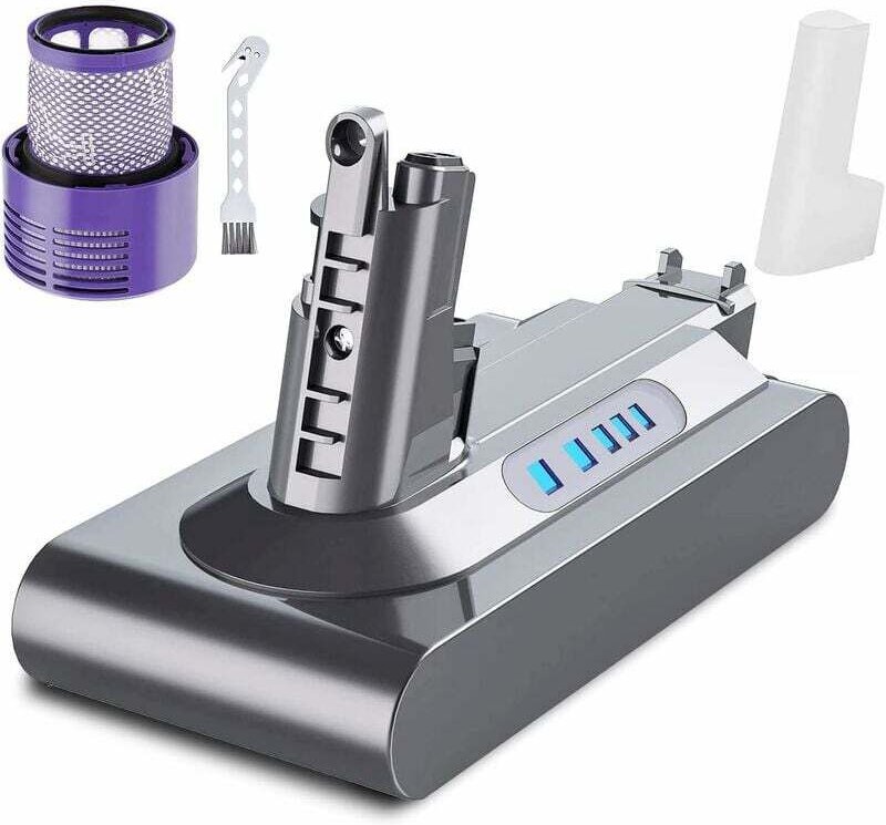 Batteria di ricambio V10 da 25,2 V 3900 mAh per Dyson V10 Animal SV12 V10 Absolute V10 Motörhead V10 Fluffy V10 Total As...