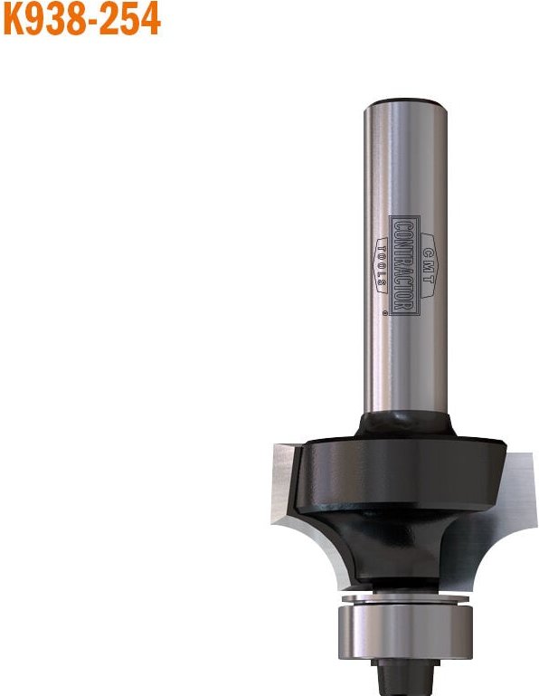 K938-222 Viertelstab-Fraeser Hw Z2 S=8 D=22.2x12.7x54 R4.8 Dx