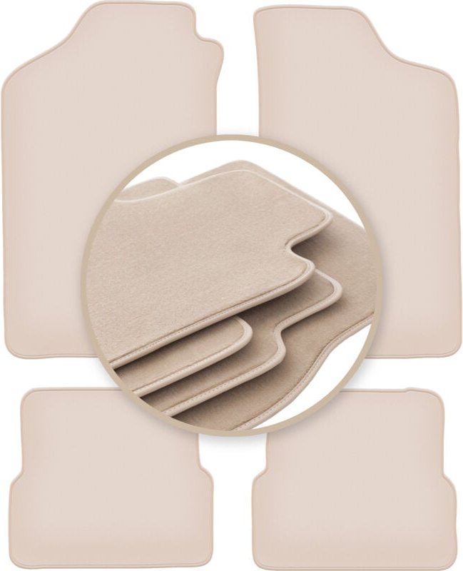 Beige PREMIUM-Matten für: Volkswagen Golf II Fließheck 1983-1992