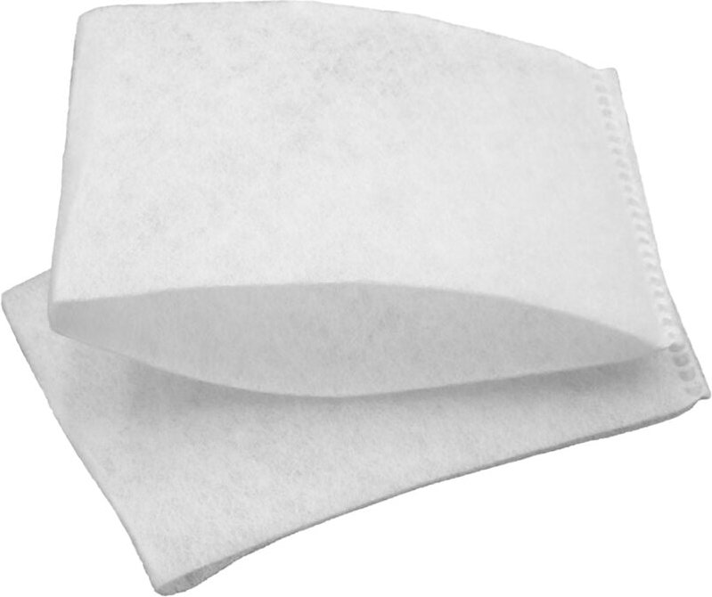 Set 2x Schutzvlies kompatibel mit Dirt Devil Popster Staubsauger - Schutzfilter Weiß - Vhbw