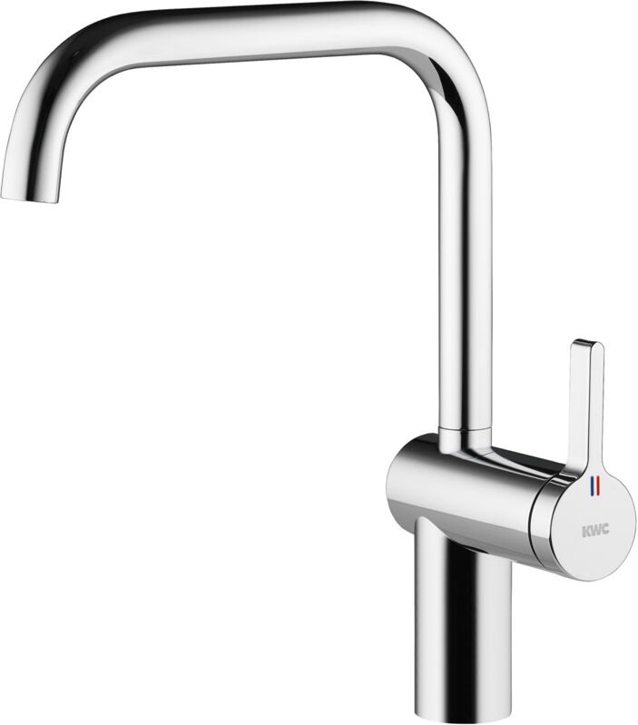 Thumbnail - Spültischmischer KWC Livello Schwenkauslauf, Ausladung 223 mm, chrom - 10.231.013.000FL