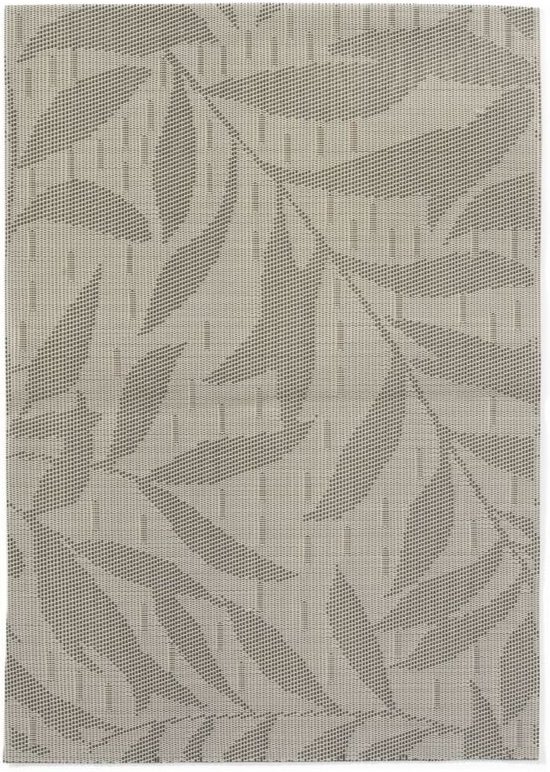 Platzset, Blätter, Hellgrau, 6 Stk., 450x300mm - Hendi