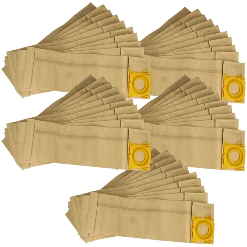 50x Staubsaugerbeutel kompatibel mit Sebo Evolution 320, Evolution 370, Evolution 470 Staubsauger - Papier, 23,5cm x 15,...