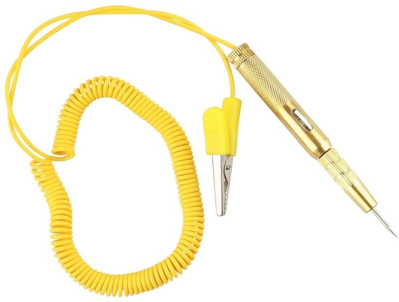 DC 6 V 12 V 24 V Kfz-Stromkreistesterstift mit rot-grüner LED-Glühbirnen-Kontrollleuchte, geeignet für Autos, LKWs, Moto...