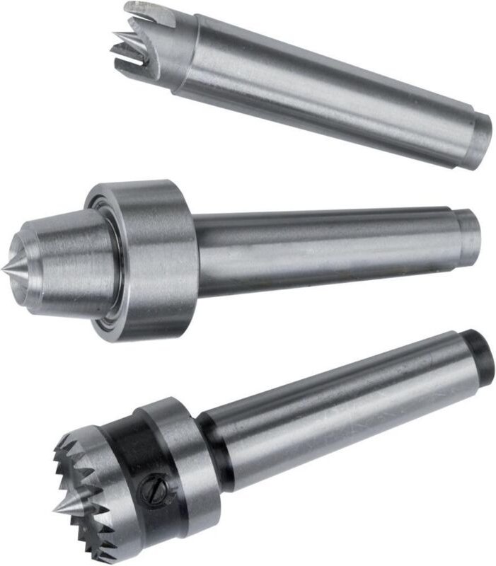Holzstar - Mitnehmerset MK2 3-tlg Konusaufnahme MK2, für Drechselmaschinen 5931056