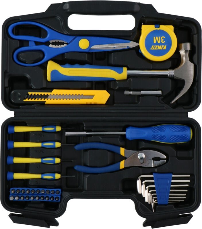 Thumbnail - KINZO Werkzeug-Set Home 39-teilig