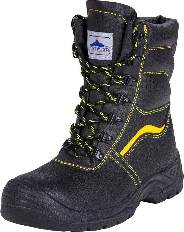 Hochsichere Sicherheitsstiefel Protector gefüttert S3 CI SRC Steelite Schwarz 40