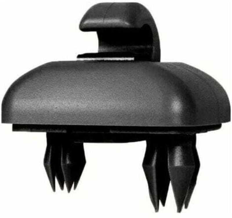 Thumbnail - 2 Stück Auto-Sonnenblenden-Haken-Clips, kompatibel mit Audi A1 A3 A4 A5 Q3 Q5 (8E0 857 562) A7 B6 B7 B8 S4 S5, Schwarz