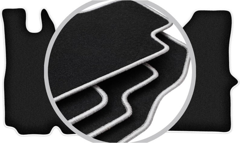 CARLUX-SILVER Autofußmatten für: Renault Master II Lieferwagen (2003-2010)