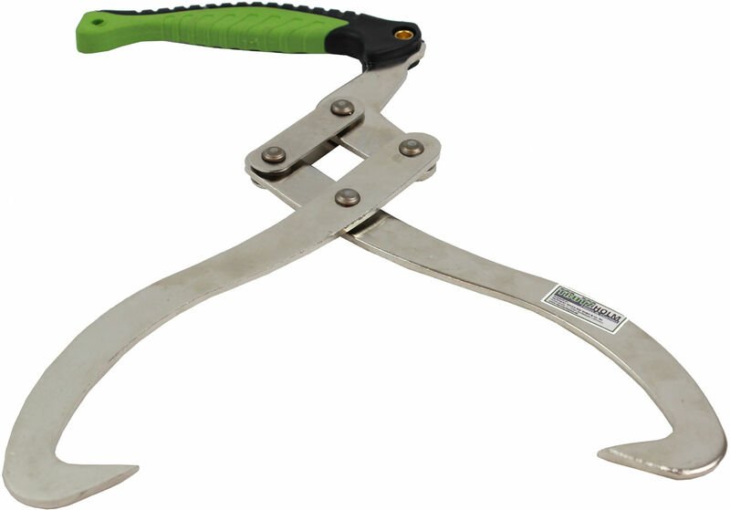 Baumarktplus - 2x Handpackzange xl 300mm Packzange Handhebehaken Sappie Holzgreifer Heber