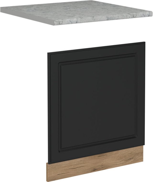 Vicco - Frontblende R-Line, Anthrazit Landhaus, 60 cm , ap Marmor