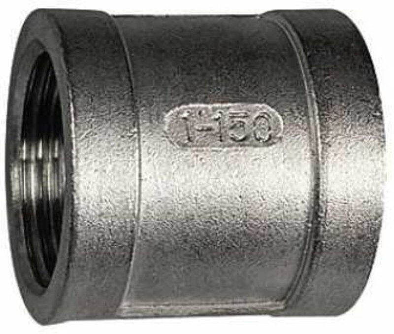 Muffe, rund, g 1 1/2, Edelstahl 1.4408 - Riegler