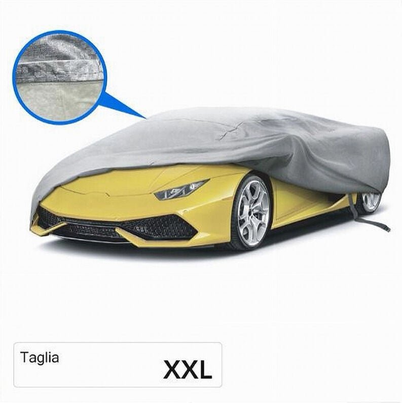 Thumbnail - Trade Shop Traesio - Trade Shop - Autoabdeckung, wasserdicht, schützt vor Sonne, Regen, Schnee und Schmutz, Größe xxl, c...
