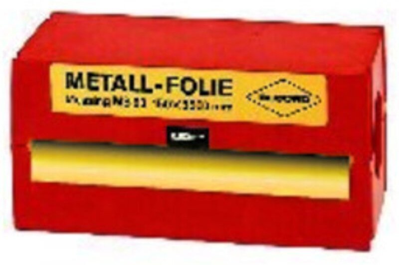 Thumbnail - Metallfolie Stahl unlegiert 150x2500x0,025 mm - Record