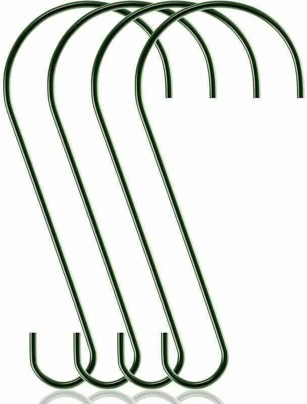 Set mit 10 S-Haken zum Aufhängen, Pflanzenhaken in 30 cm für 10 kg zum Aufhängen für Küchen, Garagen, Gärten, Laternen -...