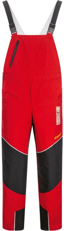 Schnittschutzlatzhose speierling rot/schwarz/gelb, Größe: Gr. 52 - Elysee