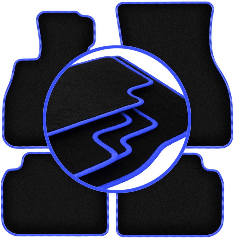 CARLUX-BLUE Auto-Fußmatten für: Mini Clubman F-54 Fließheck (2015-)