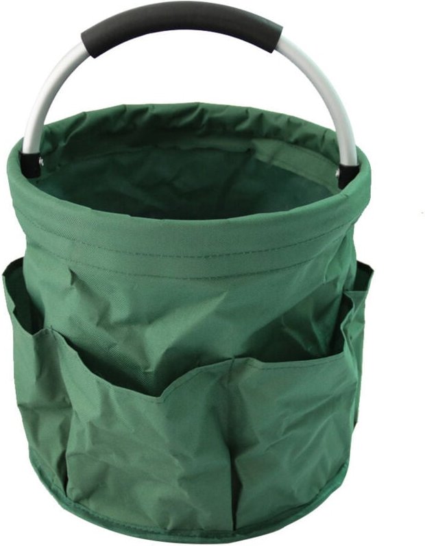 Thumbnail - 17L Gartenwerkzeugtasche: Faltbare Gartenwerkzeugtasche 600D Oxford-Gewebe Gartenwerkzeugtasche, Gartenkorb mit 1 Hauptf...