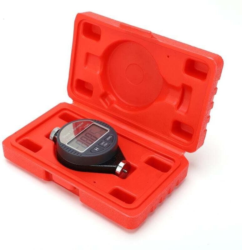 Ulisem Shore-Härteprüfer, Digitaler Durometer LCD-Härteprüfer 100HD A Gummihärteprüfer LCD-Display Für Reifen Kunststoff...