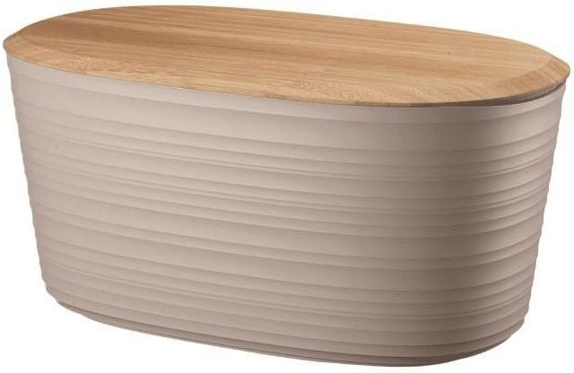 Guzzini Brotkiste mit taubengrauem Deckel