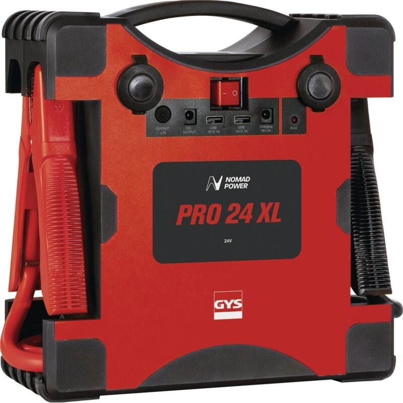 GYS - Lithium Booster nomad power pro 24 xl Ladespannung 24 v Startstrom 1400 a