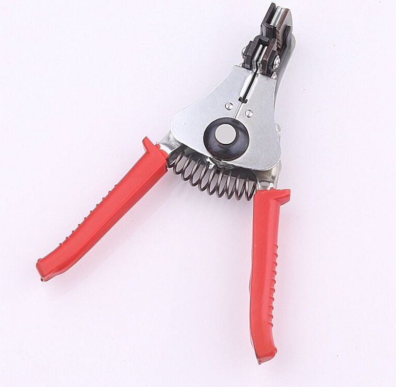 Sollbry - 18 cm Präzisions-Abisolierzange, automatische Abisolierzange, Kabelschneider, Multifunktionszange zum Abisolie...