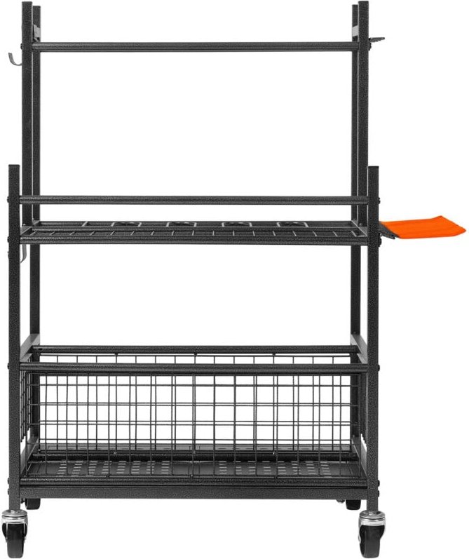 Thumbnail - Mophorn Gartenwerkzeug-Organizer,16 Fächer mit Haken,Gartenwerkzeug-Turmregal auf Rädern zur Aufbewahrung in der Garage,...