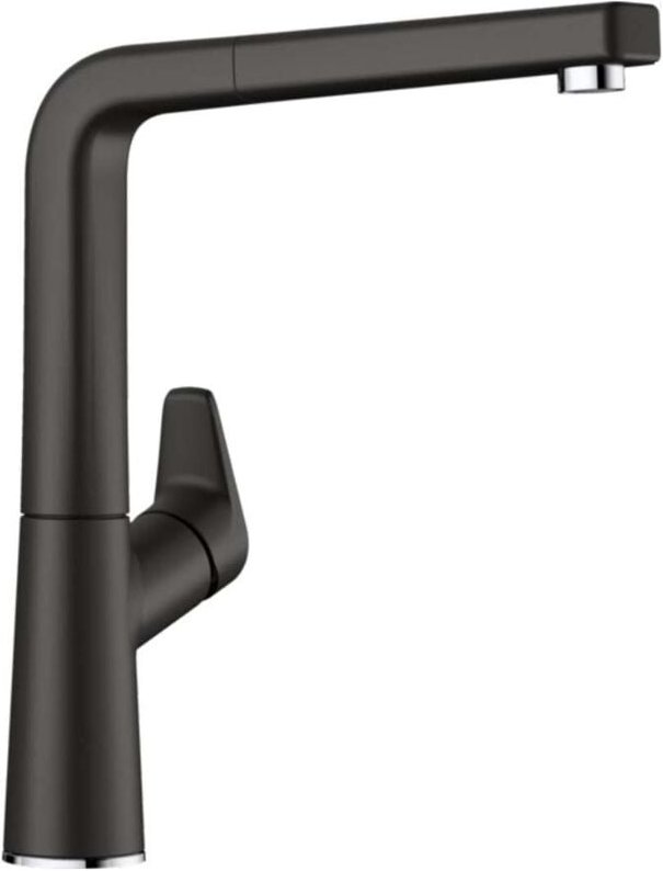 Blanco - Avona s - Küchenarmatur, mit ausziehbarem Anschluss, Schwarz 526170