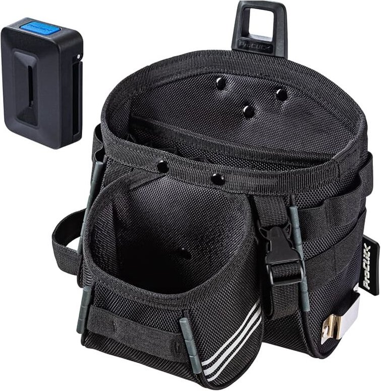 ProClick Werkzeugtasche Tool Pouch L39 BSS Schwarz / anthrazitgrau + Holder