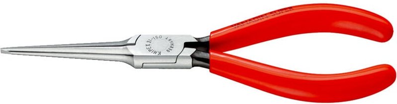 KNIPEX 31 11 160 SB Greifzange (Nadelzange) mit Kunststoff überzogen schwarz atramentiert 160 mm