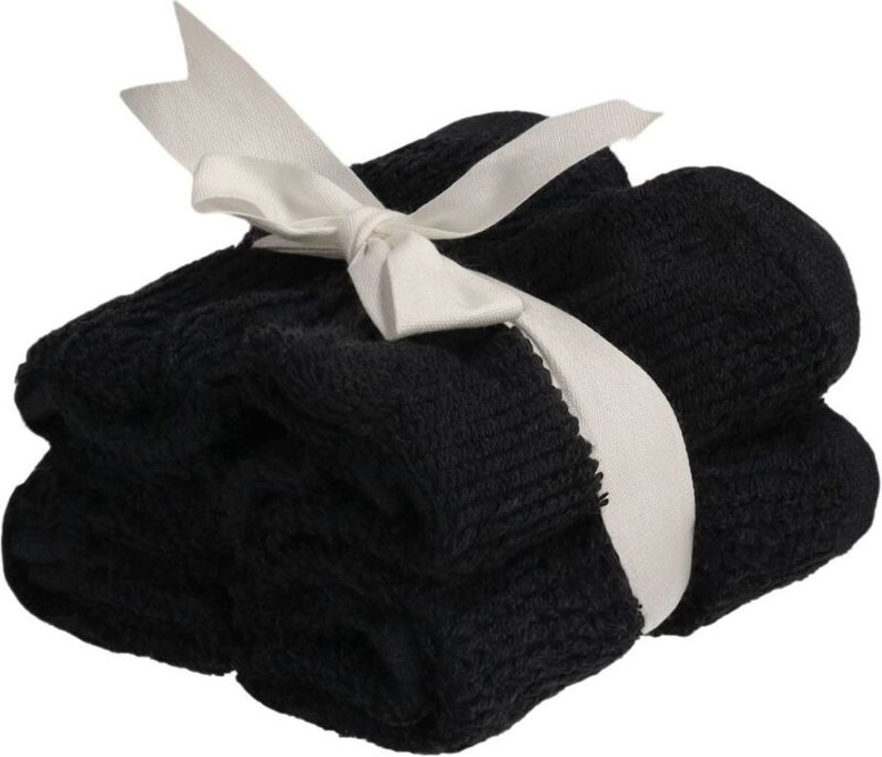 Kuchenhandtuch set simpli mittelschwarz 20 x 20