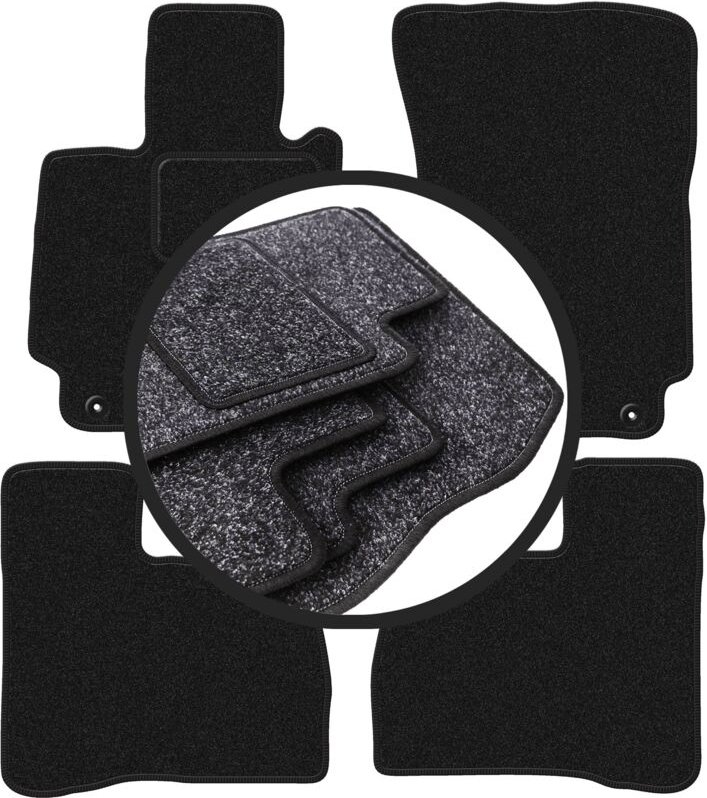 ANTHRA Autofußmatten für: Mercedes W221 S-Klasse Limousine kurz (2005-2013)